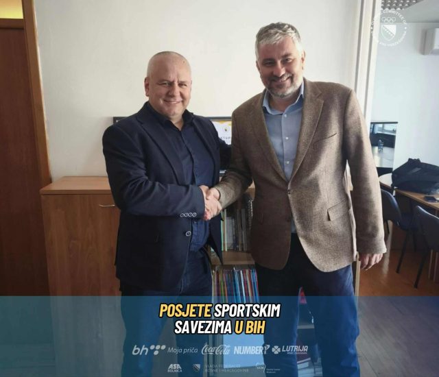 Радна посјета делегације Олимпијског комитета БиХ Биатлон савезу БиХ