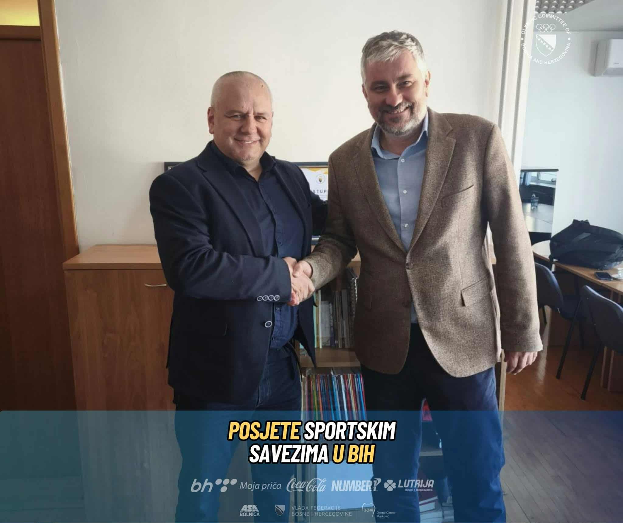 Радна посјета делегације Олимпијског комитета БиХ Биатлон савезу БиХ